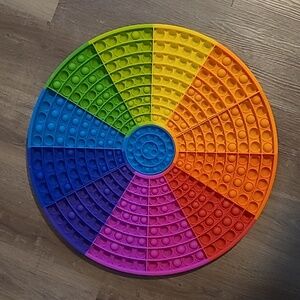 Rainbow ker-pops giant mega jumbo 23" pop it fidget toy